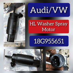 Wiper Washer Pump Motor 18G955651 Compatible With AUDI A3 A4 A5 A6 A7 A8 R8 TT & VW