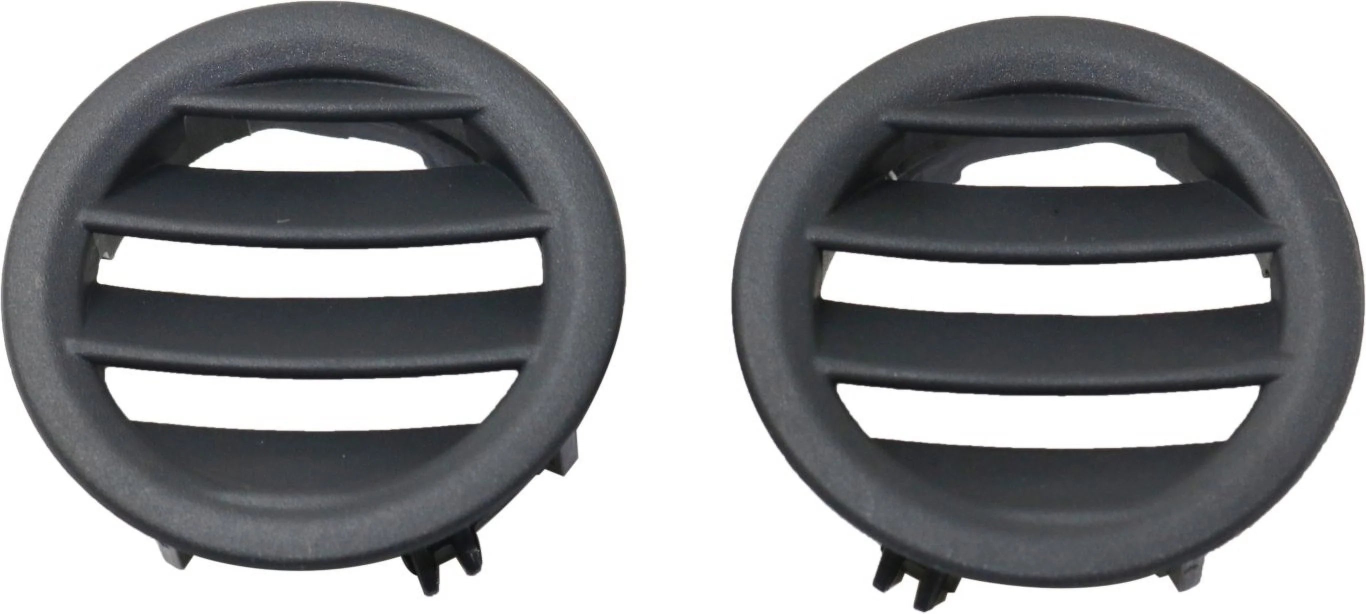 Mercedes Benz 204 Front AC Vent Dashboard Left & Right Set 20468002879F45 Black Round