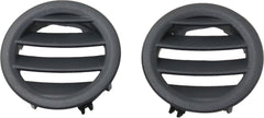 Mercedes Benz 204 Front AC Vent Dashboard Left & Right Set 20468002879F45 Black Round