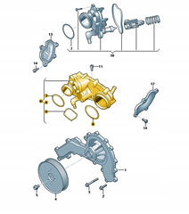 Elbow 059121111CR Compatible With AUDI A6 C7 (4G2, 4GC) | A6 / S6 & Q7 (4MB, 4MG, 4MQ) Tag:161
