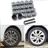 Wheel Bolt Caps (Set Of 20)  Compatible with AUDI & VW & SKODA & SEAT