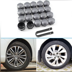 Wheel Bolt Caps (Set Of 20) Compatible with AUDI & VW & SKODA & SEAT