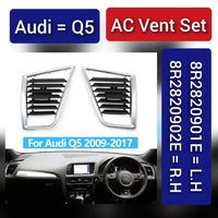 Black Ac Vent Grille Center 8R2820951E & Right 8R2820902E & Left 8R2820901E Compatible With Audi Q5