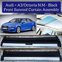Black Sunroof Curtain Assembly 8X0877307 8X0877307BK Compatible With Audi A3 A1 Q2 Vw Polo