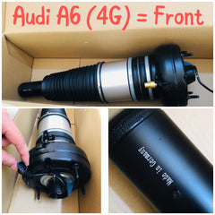 Front Air Suspension Shock Absorber 4H0616039AF 4H0616039AA 4H0616039AC 4H0616039AE Compatible With AUDI A6 4G & A8 D4 (4H2, 4H8, 4HC, 4HL) | A8 / S8 | A8L
