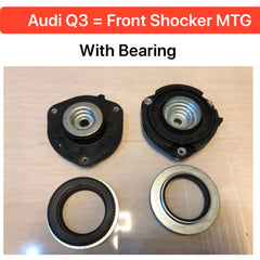 Front Suspension Support Strut Mount 1KD412331A 1K0412331B 1K0412331C Compatible With AUDI A3 Convertible (8V7, 8VE) | A3 / S3 & Q3 (8UB, 8UG) & TT (8J3)
