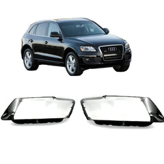 Front Headlight Glass Compatible with Audi Q5 2009 - 2012.