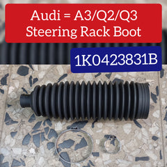 Front Steering Rack Boot Kit 1K0423831B Compatible With Audi A3 & Q2 & Q3 (8UB, 8UG) & TT (8J3)