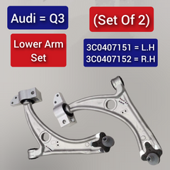 Front Lower Control Arm (Set Of 2) Left 3C0407151 & Right 3C0407152 Compatible with AUDI Q3 (8UB, 8UG)