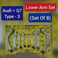 Front Lower Control Arm (Set Of 8) 4M0407505 4M0407506 4M0407509B 4M0407510B 4M0407156C 4W0407155C 4M0407695C 4M0407696C Compatible with AUDI Q7 (4MB, 4MG, 4MQ) T-3