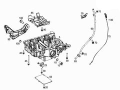 Oil Sump Pan 6510102913 6510100428 Compatible With MERCEDES-BENZ C-CLASS W204 & CLS C218 & E-CLASS W212 Tag-OP-01