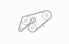 Multi Rib Belt 6PK2120 A0079978492 Compatible With MERCEDES-BENZ C-CLASS (W202) E-CLASS (W212) (CONTINENTAL)