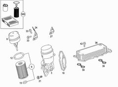 Oil Filter E71HD141 & 6421800009 & OX380D Compatible With MERCEDES-BENZ CLK (C209) & CLS (C219) & E-CLASS (W211)Tag 48