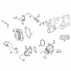 Multi Rib Belt Kit 7PK2035K1 Compatible With MERCEDES-BENZ E-CLASS (W212) (CONTINENTAL)