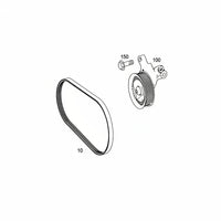 Multi Rib Belt 6PK2397 A0039937296 Compatible With MERCEDES-BENZ C-CLASS (W204) CLK (C209) CLS (C219) E-CLASS (W211) E-CLASS (W212) GL-CLASS (X164) M-CLASS (W164) R-CLASS (W251, V251) S-CLASS (W221) (CONTINENTAL)