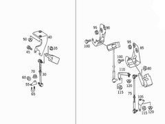 Headlight Level Sensor Connector Rod 2203200032 Compatible With MERCEDES-BENZ S-CLASS W220