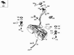 Fuel Pump A2124700494 Compatible With MERCEDES-BENZ E-CLASS (W212) NO :- 84