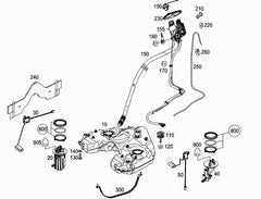 Fuel Pump A1664703194 For Mercedes Benz GLS Class W166 Tag-F-44