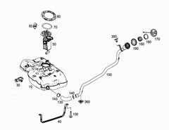 Fuel Pump 2464700994 A2464700994 Compatible With MERCEDES-BENZ A-CLASS (W176) & B-CLASS Sports Tourer (W246, W242) & GLA-CLASS (X156) No:- 97
