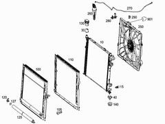 AC Condenser A0995000002 Compatible with MERCEDES-BENZ GL-CLASS (X166) & GLE (W166) & GLS (X166) & M-CLASS (W166) (642/651)