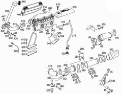 Breather Turbo Intake Seal Kit 6420940080 Compatible With MERCEDES BENZ CLS (C219) & E-CLASS (W211) & GL-CLASS (X164) & M-CLASS (W164)