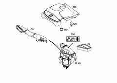 Air Intake Hose Pipe 2700900382 For MERCEDES-BENZ A-CLASS W176 & B-CLASS W246, GLA-CLASS X156 Tag-H-70