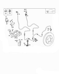 Front Left / Right ABS Wheel Speed Sensor 0009051004 & 2215400317 & 2215401217 & 2219050001 & 2219055700 & 2219057100 & 2219050001 Compatible With MERCEDES-BENZ S-CLASS W221
