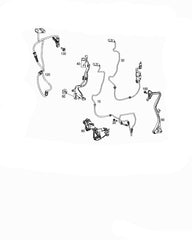 Front Right ABS Wheel Speed Sensor 2539053400 A2539053400 Compatible With MERCEDES-BENZ GLC Coupe C253