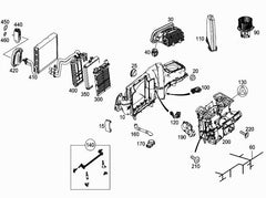 Blower Resister Motor A2128702110 Compatible With MERCEDES-BENZ & (W204) CLS (C218) E-CLASS (W212)