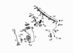 Wiper Washer Pump Motor A0998660121 Compatible With MERCEDES-BENZ C-CLASS (W205) & C-CLASS (W206) & E-CLASS W213