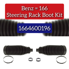 Streering Rack Boot Kit 1664600196 A1664600196 Compatible With MERCEDES-BENZ GL-CLASS (X166) & GLE (W166) & M-CLASS (W166)