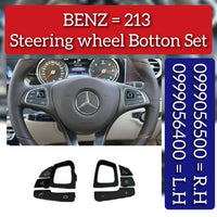 Steering wheel buttons Left 0999056400 Right 0999056500 Compatible with Mercedes & Mercedes Benz E CLASS W213