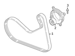 Multi Rib Belt Kit 6PK1153K5 Compatible With BMW 5 (G30, F90), 6 Gran Turismo (G32), 7 (G11, G12), 8 Gran Coupe (G16, F93), X4 (G02, F98), X5 (G05, F95), X5 Van (G05), X7 (G07) (CONTINENTAL)