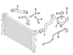 Coolant Bottle 17138610654 Compatible With BMW 5 Series (G30, F90) & 6 Gran Turismo (G32) & 8 Gran Coupe (G16, F93) Tag-B-78