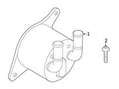 Oil Cooler 24148699905 Compatible With BMW 2 Gran Coupe (F44) & X1 (F48) & MINI (F56) | MINI / COOPER & MINI CLUBMAN (F54) & MINI COUNTRYMAN (F60)