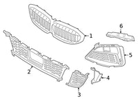 Front Bumper Show Grill With Camera Hole 51138075666 Compatible with BMW 3 Series G20 Tag No.109