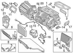 Air Conditioning Evaporator (Cooling Coil) 64119382867 Compatible with BMW X3 G01