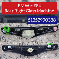 Rear Right Power Window Regulator 51352990388 Compatible with BMW X1 (E84