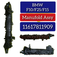 Intake Manifold Assembly 11617811909 7811909 Compatible With BMW 5 Series (F10) & 5 Gran Turismo (F07) & 7 Series (F01, F02, F03, F04) & X3 (F25) & X5 (F15, F85) & X6 (F16, F86)