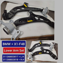 Front Lower Control Arm With Bush (Set Of 2) Left 31126883017 & Right 31126883018 Compatible with BMW X1 (F48) & X1 Van (F48)