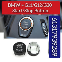 Start ignition button 61317939289 61317939289-1 Compatible with BMW 1/5/6/7/X3/X4 F52 G30 G31 G32 G11 G12 G01 G02