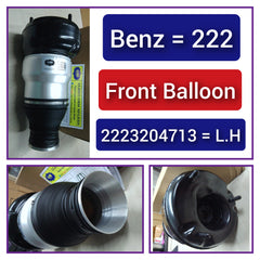 Front Left Air Suspension Spring 2223201900 2223202300 2223204713 Compatible With MERCEDES-BENZ S-CLASS W222