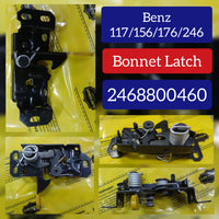 Bonnet Lock Lower A2468800460 & 2468800460 Compatible With MERCEDES-BENZ A-CLASS (W176) B-CLASS Sports Tourer (W246, W242) ( 2011-19)