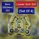 Front Lower Control Arm (Set Of 4) 2053304507 2053301705 2053301805 Compatible with MERCEDES-BENZ C-CLASS (W205) & GLC (X253)