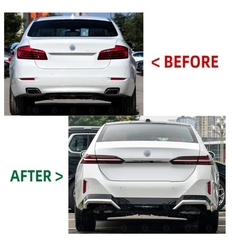 A To Z Compatible With BMW 5 Series F10 (2010-2017) Upgrade Facelift Convert To 5 Series G60 G68 2024 M Tech M5 Body Kit Headlight Taillight Hood Bumper Glass Fender CC-5650 (Shipping Cost Not Included In Price)