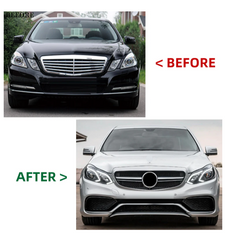 A To Z Compatible With Mercedes Benz E Class W212 (2009-2013) Το W212 Lci 2014+ Amg63 Upgrade Facelift Conversion Body Kit Bumper Hood Headlight Taillight CC-6352 (Shipping Cost Not Included In Price)