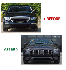 A To Z Compatible With Mercedes Benz E Class W213 (2016-2020) Το W213 Lci 2021+ Amg 63 Upgrade Facelift Conversion Body Kit Bumper Hood Headlight Taillight CC-6359 (Shipping Cost Not Included In Price)