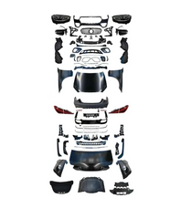 A To Z Compatible With Mercedes Benz S Class W221 (2006-2014) Το W223 2023+ Lci Amg S63 Upgrade Facelift Conversion Body Kit Bumper Hood Headlight Taillight CC-8542 (Shipping Cost Not Included In Price)