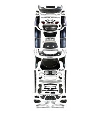 A To Z Compatible With Mercedes Benz S Class W221 (2006-2014) Upgrade Facelift Convert To W223 2024 Lci Maybach Bumper Body Kit Hood Fender Skirts Headlight Taillight Glass With Door 1:1 CC-8553-10 (Shipping Cost Not Included In Price)