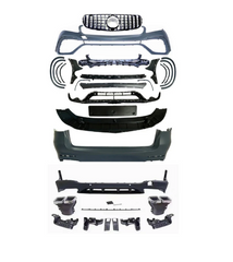 A To Z Compatible With Mercedes Benz Glc W253 X253 (2016-2020) Car Upgrade To Glc63 Amg Bumper Body Kit Front After Lip Diffuser Exhaust Tips Fog Gril Cover CC-8915 (Shipping Cost Not Included In Price)